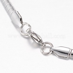 Collane in acciaio inossidabile 304 anti-ossidazione&nbsp;X-NJEW-D274-02P