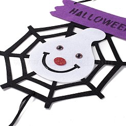 Panneaux de porte suspendus en feutre sur le thème d'halloween&nbsp;HJEW-B005-01