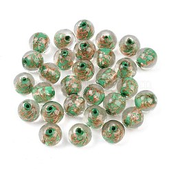 Handgemachte Glasperlen Goldsand&nbsp;LAMP-K029-08I