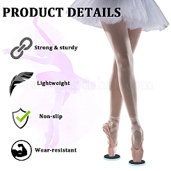 Disque tournant en nylon avec plastique pour danseuse&nbsp;AJEW-WH20054-121F