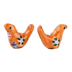 Perles en porcelaine manuelles&nbsp;PORC-N013-07C