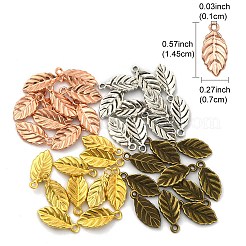 40 pièces 4 couleurs breloques en alliage&nbsp;FIND-YW0004-07