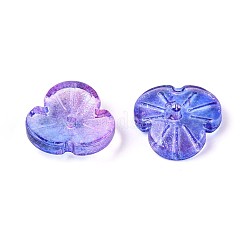 Capuchons de perles de verre transparents pour peinture de cuisson&nbsp;DGLA-N014-09B-02