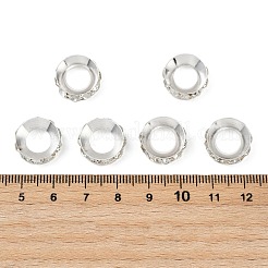 Messing Strass Zwischen perlen&nbsp;RB-A020-14mm-01S