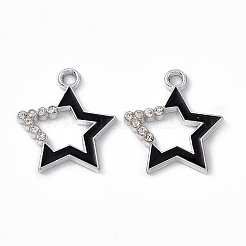 Colgantes de aleación de Diamante de imitación&nbsp;PALLOY-P287-09P-02