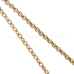 Herstellung von Rolo-Armbändern aus Edelstahlkabelkette 304&nbsp;AJEW-JB01459-01