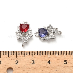 Glas-Herz-Verbindungsstück-Anhänger&nbsp;KK-M314-15P