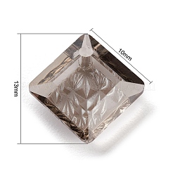 Geprägte Glas Strass Anhänger&nbsp;GLAA-J101-03A-001SA