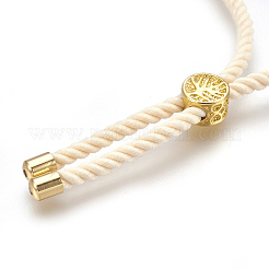 Fabricación de pulsera de hilo de algodón&nbsp;KK-F758-03K-G