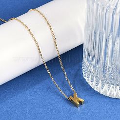 Colliers pendentifs en acier inoxydable 304 avec placage ionique (IP)&nbsp;NJEW-R050-01G-11