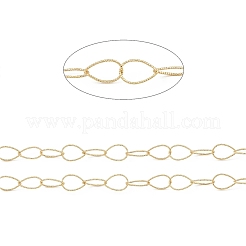 Catene a maglie cave a rombo in ottone&nbsp;CHC-M025-03G