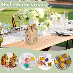 Scatole regalo di carta a forma di casa&nbsp;LS-CON-WH0001-43B-02