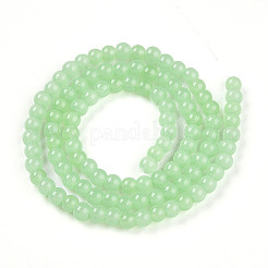 Nachahmung Jade Glasperlen &nbsp;GLAA-T032-J4mm-03
