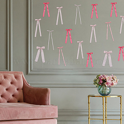 40 x Wandaufkleber aus Polyester mit Schleife.&nbsp;DIY-FH0010-68