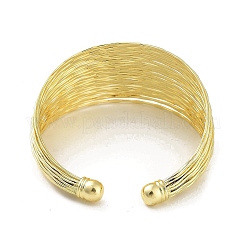 Messing-Armreife mit mehreren Linien&nbsp;BJEW-D039-01G