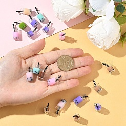 20 pièces 2 styles pendentifs de bouteille en verre&nbsp;CRES-YW0002-63