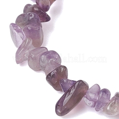 Bracelets pour enfants en perles d'améthyste naturelle&nbsp;BJEW-JB10611-03