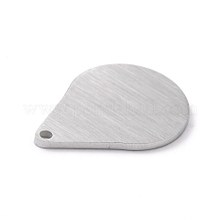 Pendentifs en acier inoxydable 304 résistant au ternissement&nbsp;STAS-F271-05B-P