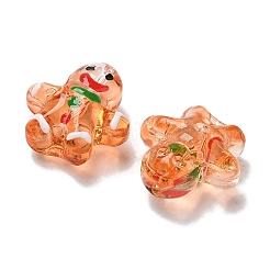 Weihnachtsstränge aus transparenten Glasperlen&nbsp;LAMP-M021-02A