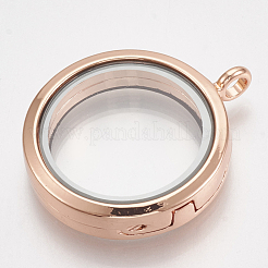 Legierung magnetische Medaillon Anhänger&nbsp;PALLOY-T052-22RG