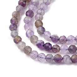 Natürlichen Amethyst Perlen Stränge&nbsp;G-RM2025-A08-3mm