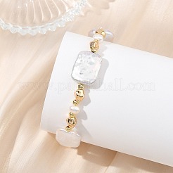 Armbänder aus natürlichen Barockperlen&nbsp;BJEW-JB13798