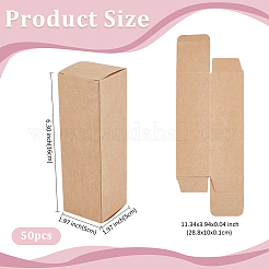 Faltbare kreative Kraftpapierboxen&nbsp;LS-CON-WH0113-01C