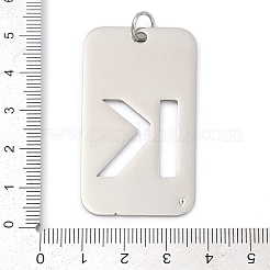 Anhänger aus Edelstahl 304&nbsp;LS-STAS-M115-01P-K