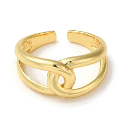 Offene Manschettenringe aus Messing mit Rack-Beschichtung für Damen&nbsp;RJEW-M162-35G