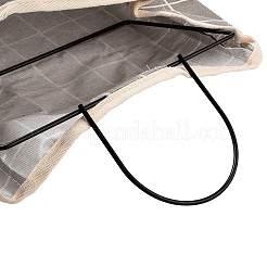 (Ausverkauf defekter Artikel: kein Haken) Nachttisch-Caddy aus Polycotton mit Schottenmuster für Studentenwohnheime&nbsp;AJEW-XCP0002-57