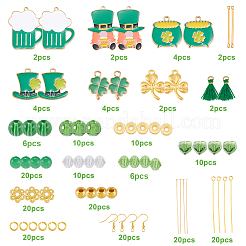 DIY-Sets zum Basteln von Ohrhängern zum Thema St. Patrick's Day&nbsp;DIY-SC0024-74