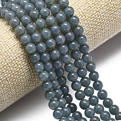 Chapelets de perles en jade de malaisie naturelle&nbsp;G-L645-C01-4mm-09