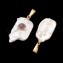 Pendentifs pierres précieuses naturelles mixtes&nbsp;PALLOY-JF05974