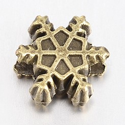 Forma mista lega stile tibetano grande buco perline europei&nbsp;TIBEB-F040-03AB