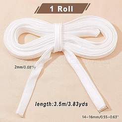 Satin-Hochzeitskleid zurück Bindeseil&nbsp;SRIB-WH0011-039A