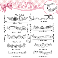 20 Stück Schuhschnallenclips aus Legierung&nbsp;FIND-PH0024-68P