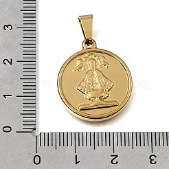 Pendentifs religieux en acier inoxydable 304&nbsp;STAS-G400-02G-05