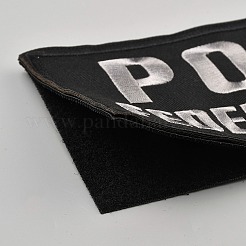 Gestickte Applikationen aus Polyester für Sicherheitspersonal&nbsp;PATC-WH0017-10D-01