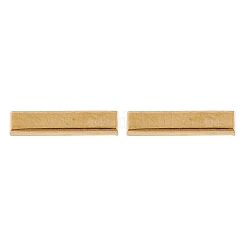 Orecchini a perno in acciaio inossidabile 304 con placcatura ionica cubica (ip)&nbsp;EJEW-O052-45G