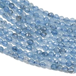 Brins de perles d'aigue-marine bleu diable naturel&nbsp;GG-CBAF158-D01-02