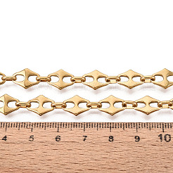 Rhombus-Gliederketten aus Edelstahl 304&nbsp;CHS-Q009-01G