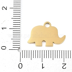Ionenplattierung (IP) 304 Edelstahl Emaille Charms&nbsp;FIND-Q111-02G-07