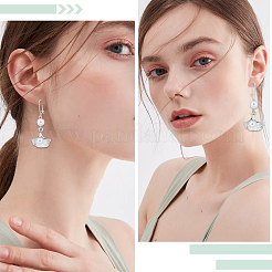 10 pieza 925 accesorios para pendientes de aro de plata esterlina&nbsp;STER-BBC0006-52