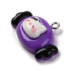 Pendenti in resina opaca a tema halloween&nbsp;RESI-D075-03C