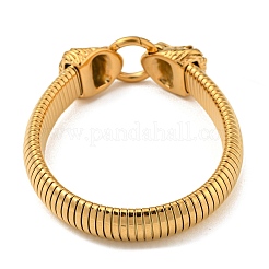 Bracelet chaîne serpent plate en acier inoxydable 304&nbsp;BJEW-B076-04G