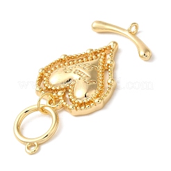 Fermagli a ginocchiera in zircone chiaro micro pavè di ottone&nbsp;KK-N254-80G