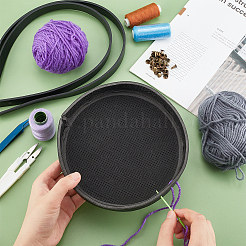 Taschengurte aus PU-Leder mit Nieten und PU-Lederboden für Stricktaschen&nbsp;FIND-PH0004-75