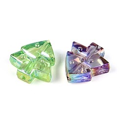 Placage uv perles acryliques transparentes&nbsp;TACR-T030-05M
