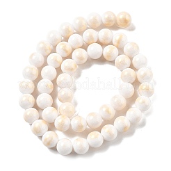 Natur Mashan Jade Perlen Stränge&nbsp;G-A255-A01-01H