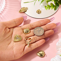 6pcs 6 Arten Messinganhänger&nbsp;KK-TA0002-23